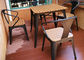 Basit Modern Katı Ahşap Açık Mobilya Balkon Masa Sandalye Eğlence Cafe Bar Için Set Tedarikçi