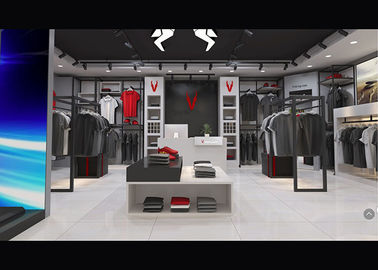 Çin Gündelik Giyim Mağazası Giyim Vitrinin, Marka Benzersiz Tasarım Giyim Askı Standı Tedarikçi